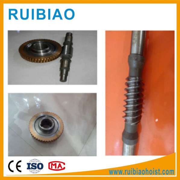 Construction Hoist Worm and Worm Wheel, China Customized Worm Gear Manufacturing